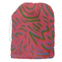 Pattern Saying Wavy Drawstring Pouch (3XL) View2