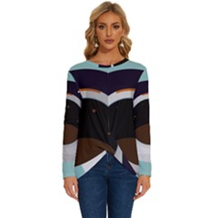 Astronaut Space Astronomy Universe Long Sleeve Crew Neck Pullover Top by Salman4z