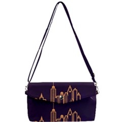 Skyscraper Town Urban Towers Removable Strap Clutch Bag by Salman4z