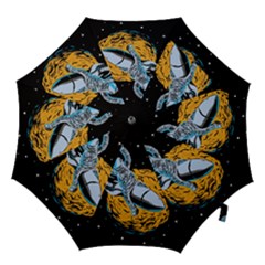 Astronaut Planet Space Science Hook Handle Umbrellas (medium) by Salman4z
