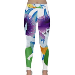 Mermaid Fantasy Undersea Merman Classic Yoga Leggings by Salman4z