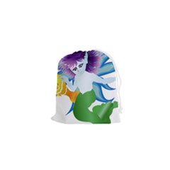 Mermaid Fantasy Undersea Merman Drawstring Pouch (xs) by Salman4z