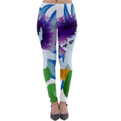 Mermaid Fantasy Undersea Merman Lightweight Velour Leggings by Salman4z