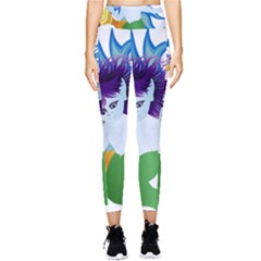 Mermaid Fantasy Undersea Merman Pocket Leggings  by Salman4z