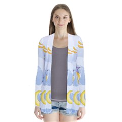 Science Fiction Outer Space Drape Collar Cardigan by Salman4z