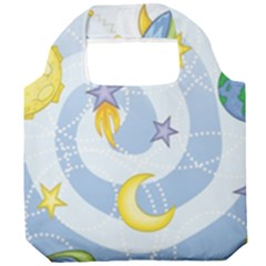Science Fiction Outer Space Foldable Grocery Recycle Bag by Salman4z