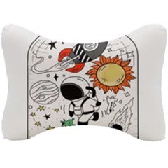 Astronaut Drawing Planet Seat Head Rest Cushion by Salman4z