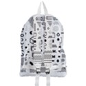 Pattern Hipster Abstract Form Geometric Line Variety Shapes Polkadots Fashion Style Seamless Foldable Lightweight Backpack View2