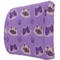 Cute Colorful Cat Kitten With Paw Yarn Ball Seamless Pattern Back Support Cushion View3