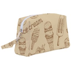 Ice-cream-vintage-pattern Wristlet Pouch Bag (large) by Salman4z