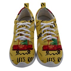 Childish-seamless-pattern-with-dino-driver Women Athletic Shoes by Salman4z