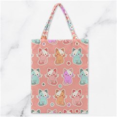 Cute-kawaii-kittens-seamless-pattern Classic Tote Bag by Salman4z