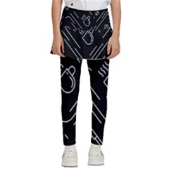 Coffee-background Kids  Skirted Pants by Salman4z