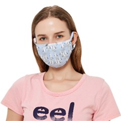 Cute-seagulls-seamless-pattern-light-blue-background Crease Cloth Face Mask (adult) by Salman4z