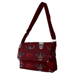 Tattoo-old-school-background-pattern Full Print Messenger Bag (m) by Salman4z