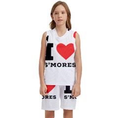 I Love S’mores  Kids  Basketball Mesh Set by ilovewhateva