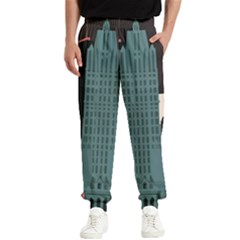 New York City Nyc Skyline Cityscape Men s Elastic Waist Pants by Ravend