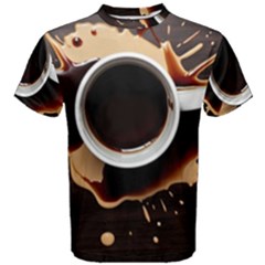 Coffee Cafe Espresso Drink Beverage Men s Cotton Tee by Ravend