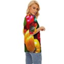 Colorful Capsicum Oversized Basic Tee View3