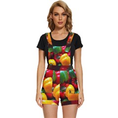 Colorful Capsicum Short Overalls by Sparkle