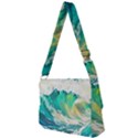 Waves Ocean Sea Tsunami Nautical Painting Full Print Messenger Bag (S) View2