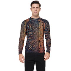 Data Abstract Abstract Background Background Men s Long Sleeve Rash Guard by Ravend