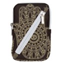 Hamsa-hand-drawn-symbol-with-flower-decorative-pattern Belt Pouch Bag (Small) View1