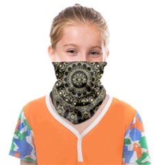 Hamsa-hand-drawn-symbol-with-flower-decorative-pattern Face Covering Bandana (kids) by Salman4z