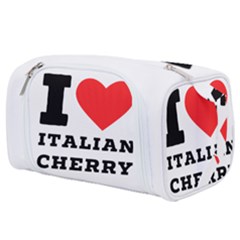 I Love Italian Cherry Toiletries Pouch by ilovewhateva