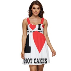 I Love Hot Cakes Ruffle Strap Babydoll Chiffon Dress by ilovewhateva