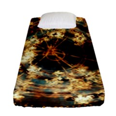 Science Fiction Background Fantasy Fitted Sheet (single Size) by danenraven