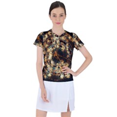 Science Fiction Background Fantasy Women s Sports Top by danenraven