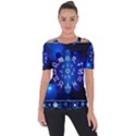 Astrology Horoscopes Constellation Shoulder Cut Out Short Sleeve Top View1