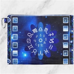 Astrology Horoscopes Constellation Canvas Cosmetic Bag (xxxl) by danenraven