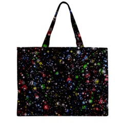 Illustration Universe Star Planet Zipper Mini Tote Bag by danenraven