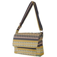 Seamless-pattern-egyptian-ornament-with-lotus-flower Full Print Messenger Bag (l) by Salman4z