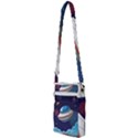 Ufo-alien-spaceship-galaxy Multi Function Travel Bag View2