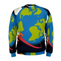 Spaceship-design Men s Sweatshirt by Salman4z