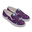 Space-travels-seamless-pattern-vector-cartoon Women s Canvas Slip Ons View3