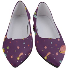 Space-travels-seamless-pattern-vector-cartoon Women s Block Heels  by Salman4z