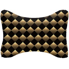 Golden Chess Board Background Seat Head Rest Cushion by pakminggu