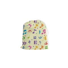Seamless-pattern-musical-note-doodle-symbol Drawstring Pouch (xs) by Salman4z