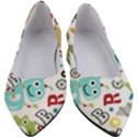 Seamless-pattern-vector-with-funny-robots-cartoon Women s Block Heels  View1