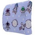 Seamless-pattern-with-space-theme Back Support Cushion View3