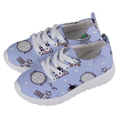 Seamless-pattern-with-space-theme Kids  Lightweight Sports Shoes by Salman4z