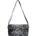 Vector-flat-space-design-background-with-text Removable Strap Clutch Bag View1