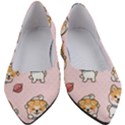 Set-kawaii-smile-japanese-dog-akita-inu-cartoon Women s Block Heels  View1