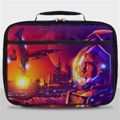 Far-future-human-colonization Full Print Lunch Bag by Salman4z