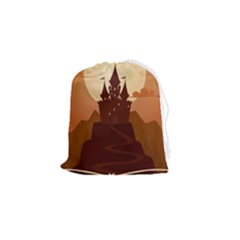 Beautiful-castle Drawstring Pouch (small) by Salman4z