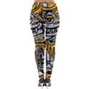 Crazy-abstract-doodle-social-doodle-drawing-style Lightweight Velour Leggings View2